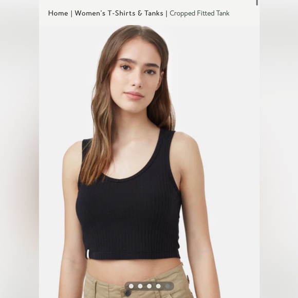 Ten tree knit rib skirt (sz l) and knit rib crop (sz m) - Picture 2 of 5